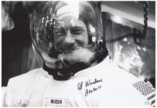 Al Worden Signed NASA Apolo 11 12x18 Photo ACOA