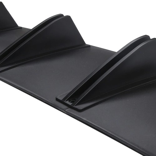 For Nissan Altima Matte Black Rear Lip Bumper Diffuser Shark Fin Spoiler Wing US - Picture 12 of 12
