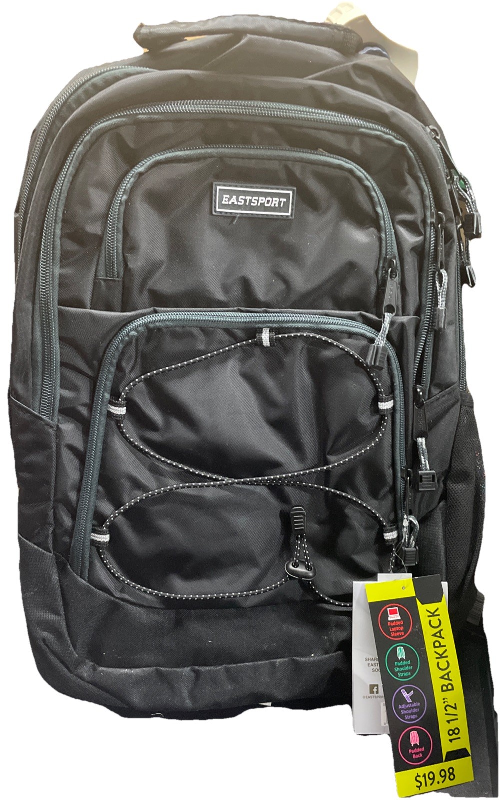 Eastsport Surge Sport Backpack, Adjustable Comfortably Padde