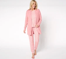 Sunday Brunch Women's Sleepwear Sz L Pillowsoft Piece Lounge Set Pink A665061