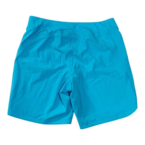 Lands End Women Short Sky Blue Loose Sz 16 - Picture 2 of 5