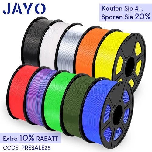 JAYO 1,1KG PETG Matte PLA Klassisch ABS PLA+ PLA+2.0 1,75MM 3D Filament ASA TPU