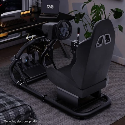 Hottoby Racing Sim Cockpit Mit Sitz Fit Logitech G27 G29 G920 Thrustmaster T500 - Bild 1 von 4