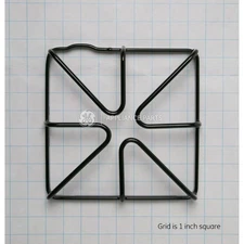 WB31K10033 GE Black Burner Grate OEM WB31K10033
