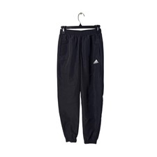 Adidas Youth Climacool Black Track Pants Size 11-12Y With Elastic Waist