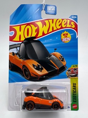 2026 Hot Wheels H Case #26 Pagani Zonda Cinque Orange Tooned 107i