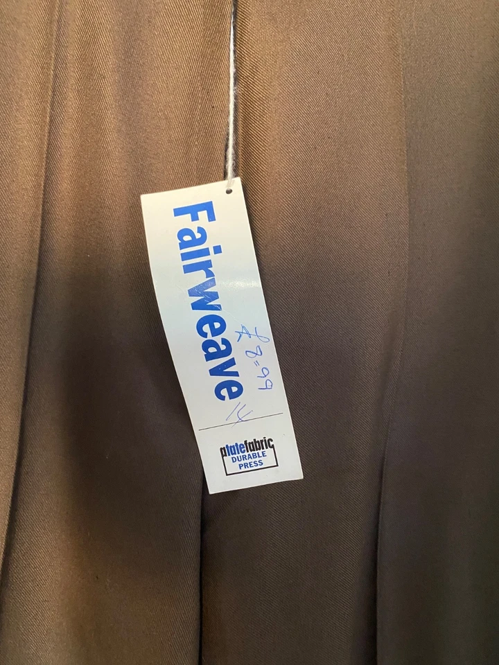 1970'S TRUE VINTAGE FLARES TROUSERS BNWT HIGH WAISTED NORTHERN SOUL DOLLY DESIGN - Image 2 of 4