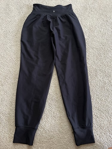 old navy womens SMALL Small High-Waisted Black Jogger Pants VEUC - Picture 6 of 6