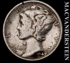 1941-S Silver Mercury Dime - Scarce  Better Date  No Reserve  #L4494