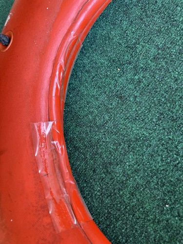 Vintage Antique Life Ring Buoy Boat Ship - Galveston - Manta 31” - Picture 13 of 17
