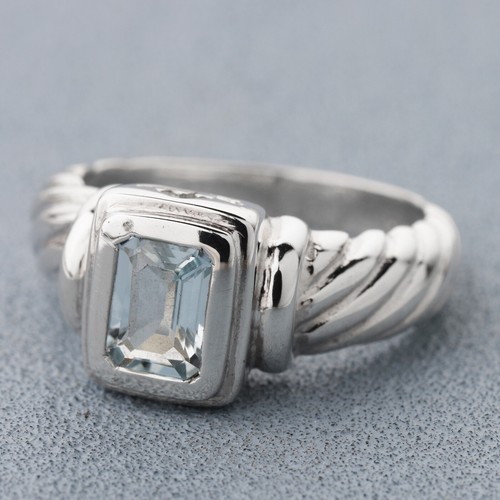 Blue Topaz Ring, Engagement Ring, Dainty Ring, Everly Ring, Gift For Her
