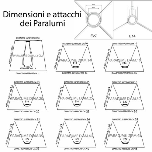 cappello paralume per lampada tondo plissettato avorio arricciato tessuto stoffa - Picture 2 of 4