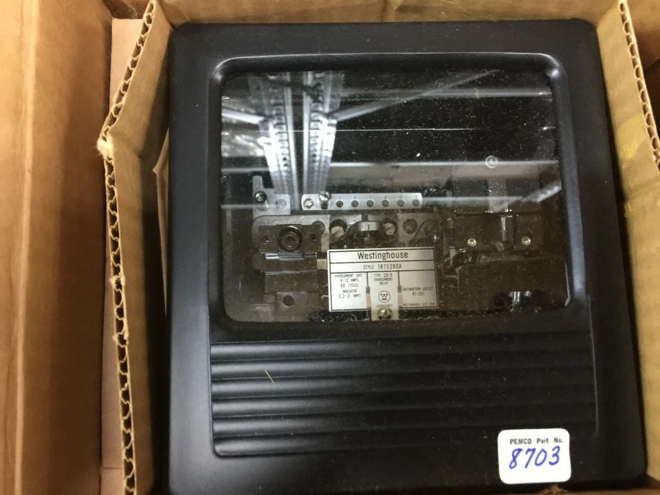 NEW IN BOX WESTINGHOUSE 4-12AMP OVERCURRENT RELAY CO-9 - Image 2 of 3