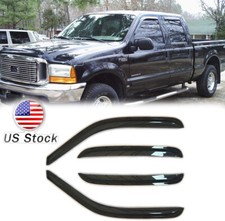 For 99-16 Ford F250 Super Duty Extended Cab Window Visor Vent Rain Guard 4PCS