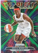 2022 Panini Prizm WNBA ERICA WHEELER #8 FEARLESS GREEN PRIZM DREAM FEVER
