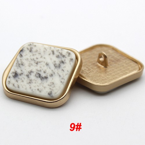 Round Inlaid Pearl Buttons Metal Buttons Dresses Sweaters Decorative Buttons - Picture 10 of 17