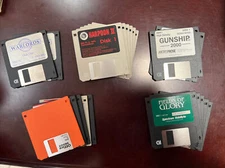 Warlords ii 1993- Harpoon ii - Gunship 2000 - Fields Of Glory - IBM PC 3.5 Games