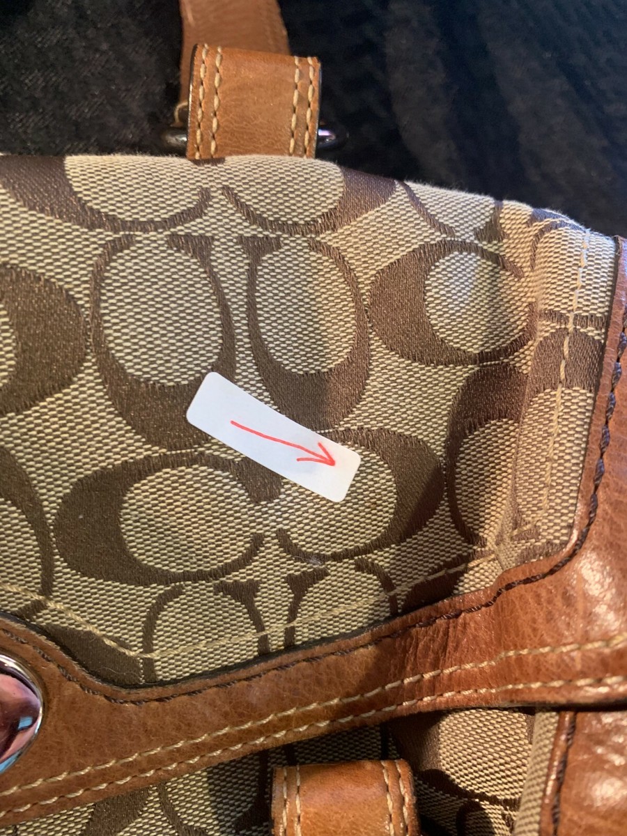 Coach::トップス:L[RESALE] VTG Coach 10986 Chelsea Signature Turn Lock Satchel Medium