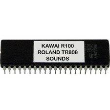 KAWAI R100 R50 - ROLAND TR808 TR-808 SOUNDS Eprom  R-100 R-50 Chip Ic Rom