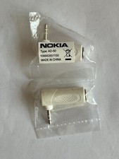 2 x Nokia AD-50 AD50 2.5mm-3.5mm Jack Audio Adapter 5300 5310 6220c 6300 6500