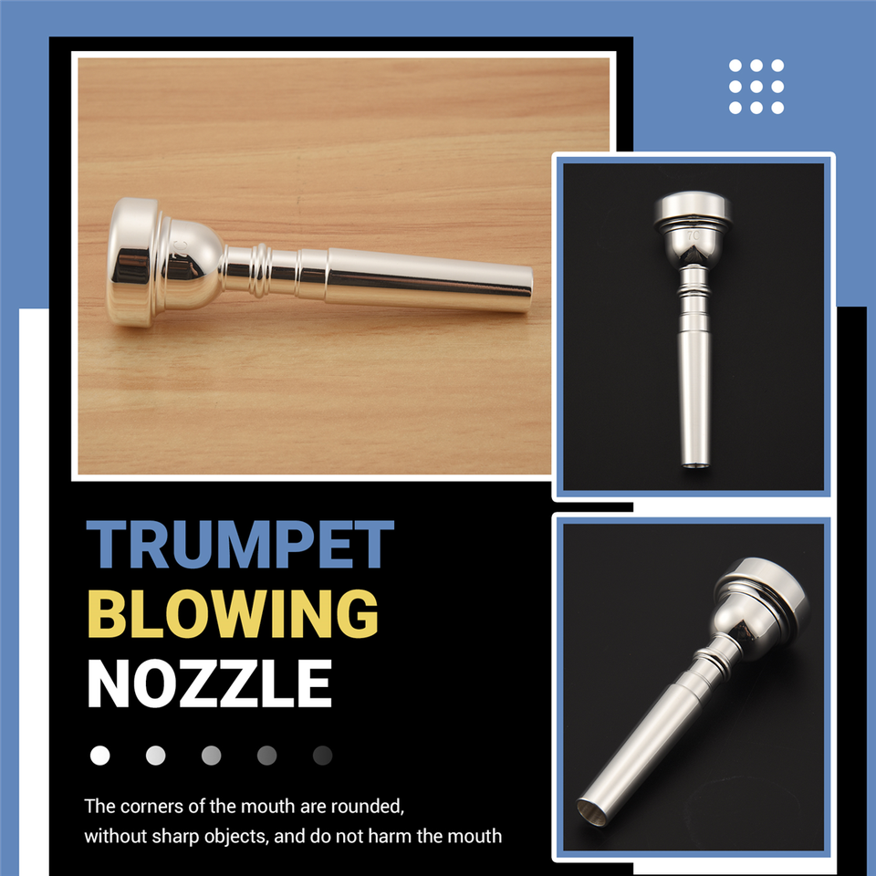 Spare Part Light Silver Plating Trumpet 7C Mouthpiece D8R82492 eBay