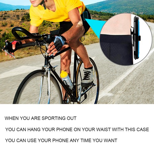 For Samsung A6 2018 Case,360° Belt Clip Holster Dual Layer Hybrid Shock&Stand - Picture 7 of 25
