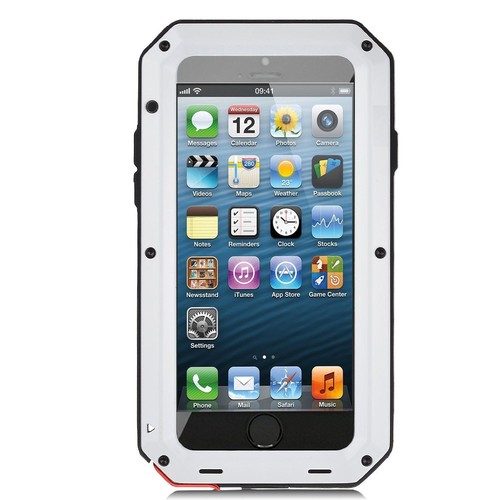 Funda protectora de aluminio resistente a prueba de golpes para iPhone X XR XS Max 8 7 6s Plus SE - Imagen 18 de 26