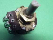 Egen 24mm Single Gang Potentiometer 1M Lin 6.3mm 1/4" D spindle GU08 +Nut B6