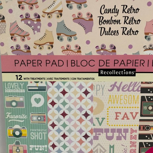 Recollections "Candy Retro" 12x12 Paperpad 48 Blatt Diner Cardstock Papercrafts - Bild 2 von 16