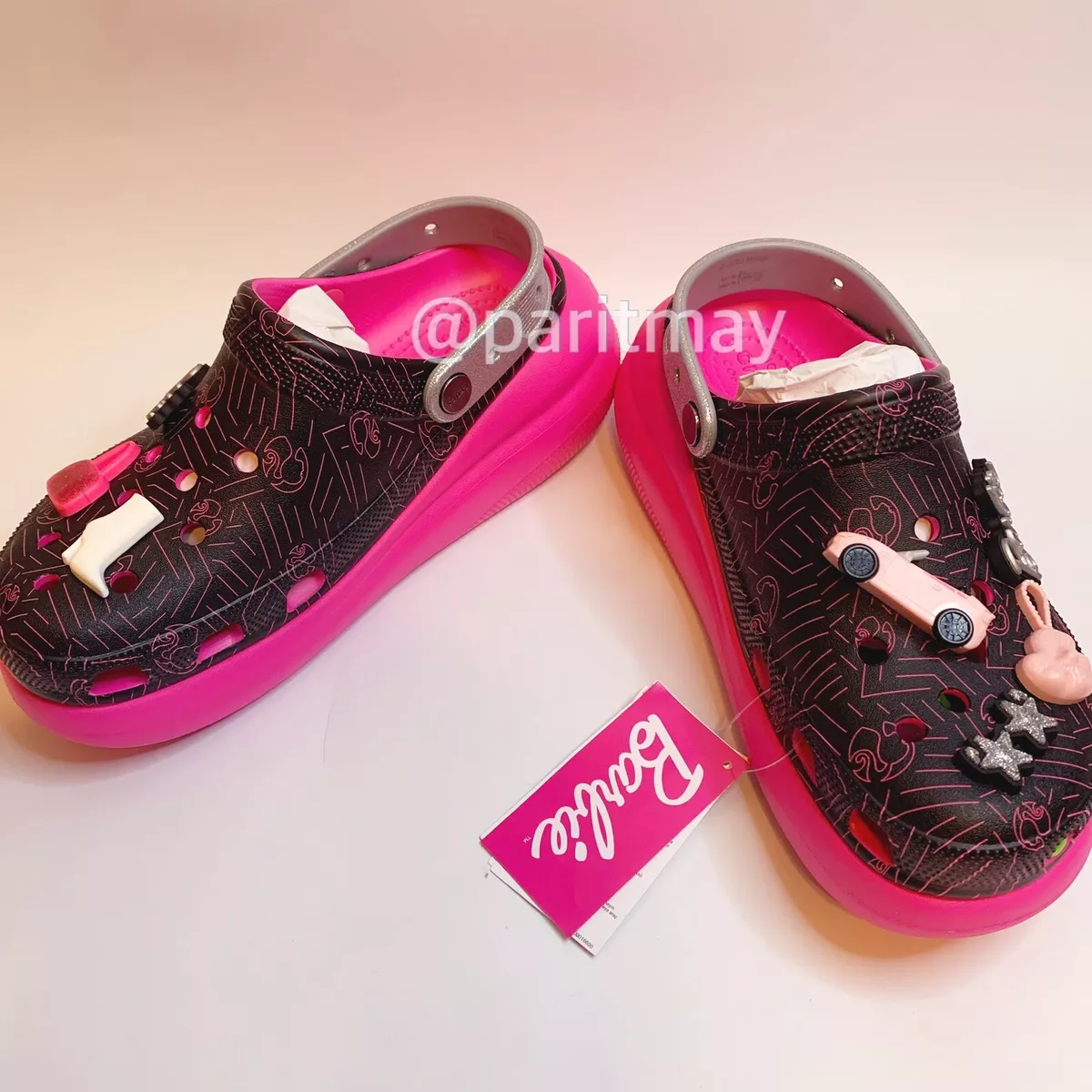 Chanel jibbitz for crocs with tag and logo