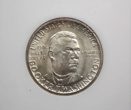 1946 "P" Commemorative *BOOKER T WASHINGTON* Half Dollar 50c NGC MS64 #001 BTW