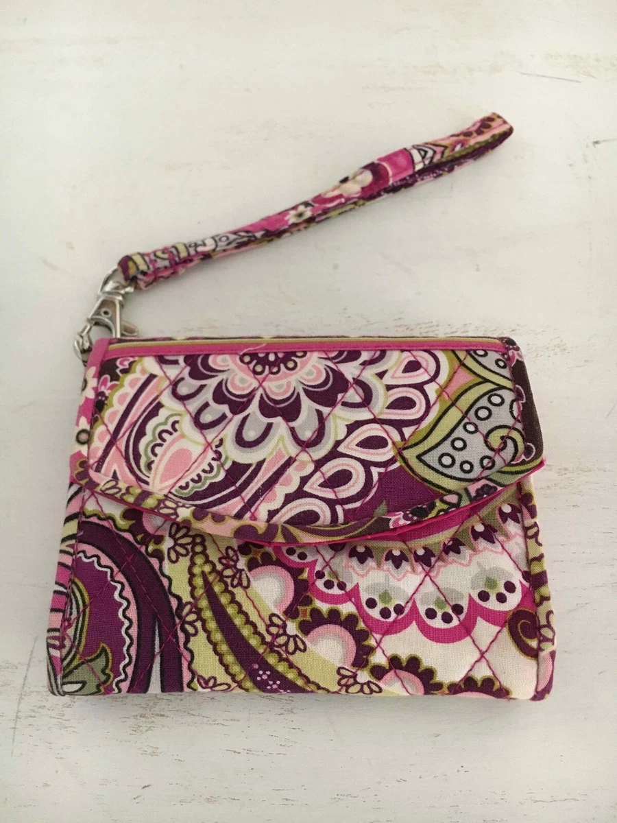 Vera bradley 2025 wristlet sale
