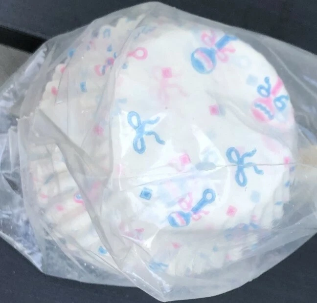 Nuevo 125 piezas Make N Molde Bebé Caramelos Tazas Fiesta Favores Ducha Género Revelar Nuevo en Paquete Foto 3 de 4