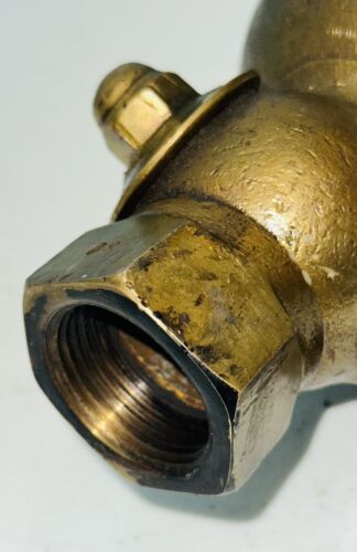 BRASS Whistle Stand 1" Valve & Nut 3/4" Steampunk Railroad Train - Picture 19 of 24