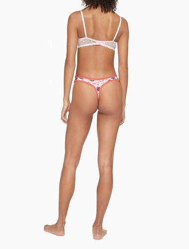 Micro perizoma Calvin Klein donna (X-SMALL) flirty nuovo con etichette QD3824-682 - Foto 3 di 3