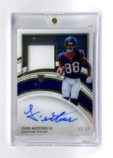 2022 Panini Immaculate JOHN METCHIE III  RPA Rookie Patch Auto /99 TEXANS