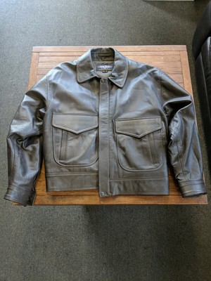 Gibson Barnes 44r Skyliner Leather Jacket Bomber Aviator A2 A 2 Ebay