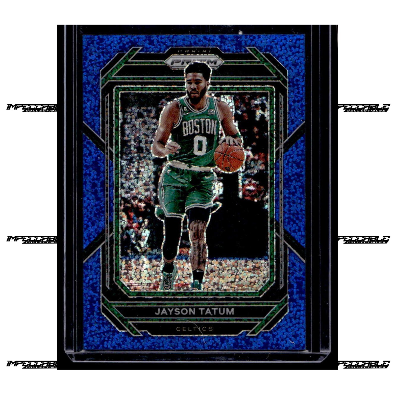 2022-23 Panini Prizm - Blue Sparkle Prizm #17 Jayson Tatum /144