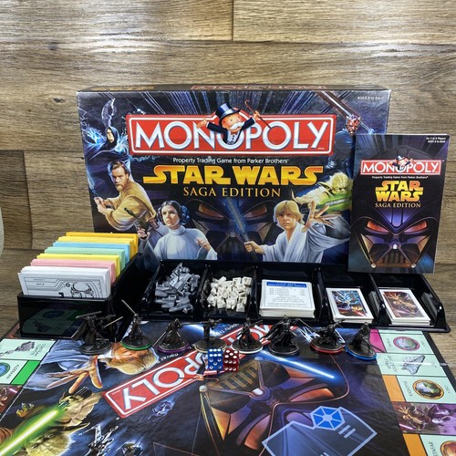 2005 Star Wars Monopoly Saga Edition komplett in Top Zustand