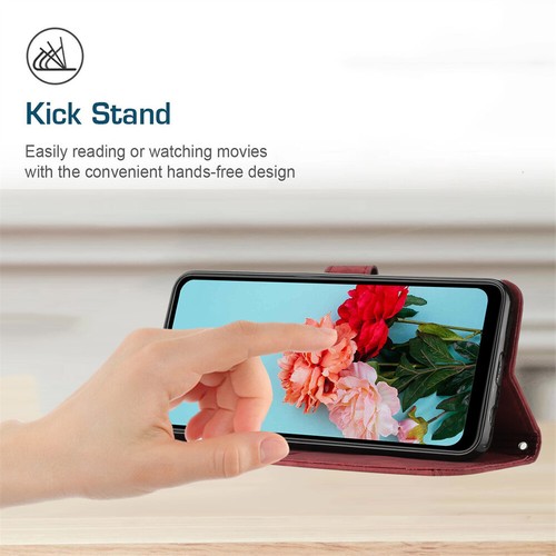 For Redmi 14T 12 13C K70E Xiaomi 14 13T Magnetic Leather Flip Card Wallet Case - Picture 8 of 69