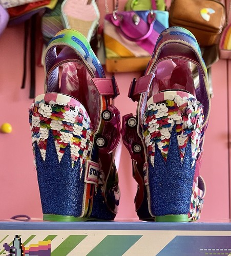 Wedge Irregular Choice Spaghetti Junction π - Foto 3 di 13