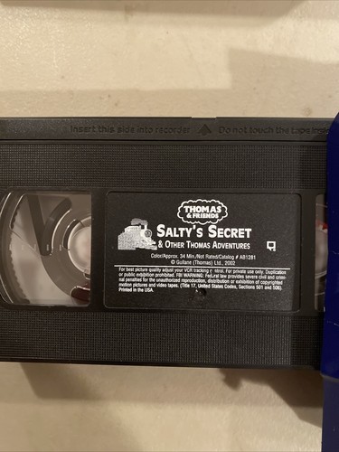 Thomas The Tank Engine & Friends Salty's Secret VHS 2002 Wooden Lorry Bonus Rare - Picture 8 of 9