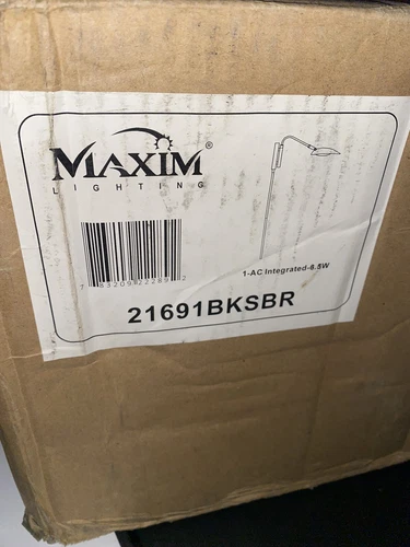 Maxim Lighting Scan Single 1-Light Black Plug-In Adjustable Arm Tall Wall Sconce - Picture 3 of 3