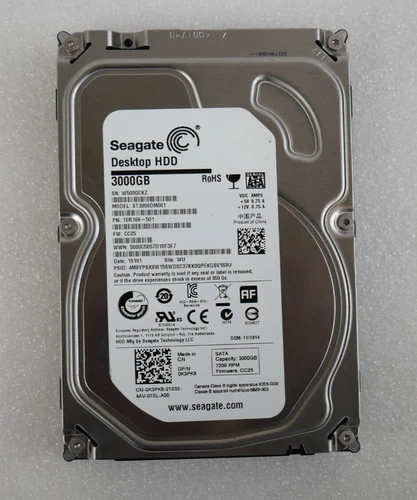 Seagate ST3000DM001 Dell 0K3PK8 3TB 7.2K 6G SATA 3.5" Desktop Hard Drive HDD