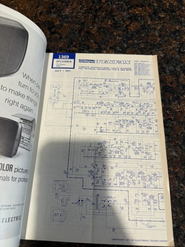 Electronic Technician/Dealer Magazine: Motorola Color T.V Tuning July 1971 - Picture 4 of 4
