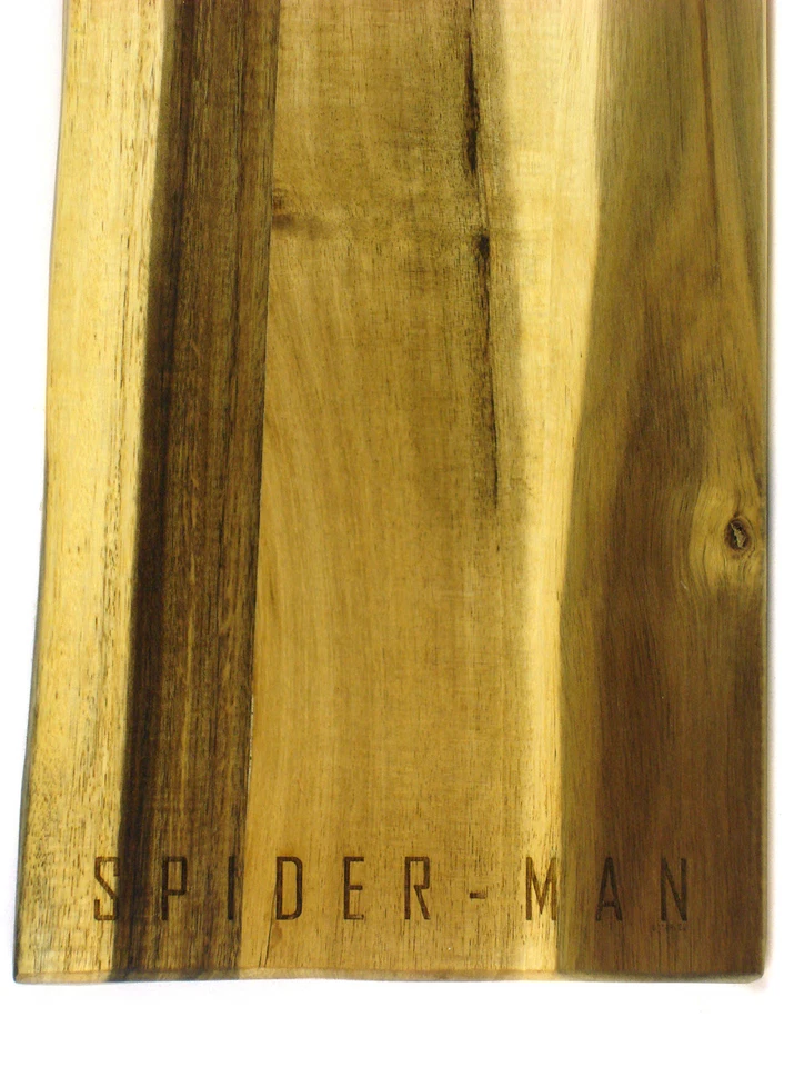 Picnic Time Spider-Man Artisan Acacia Serving Plank Tray Marvel Brand New - Image 4 of 4