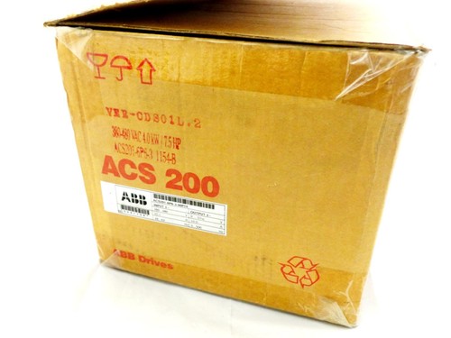ABB ACS201-6P6-3-00P10 ACS 200 AC DRIVE THREE-PHASE 380-480VAC 4.0KW/7.5HP - Picture 5 of 6