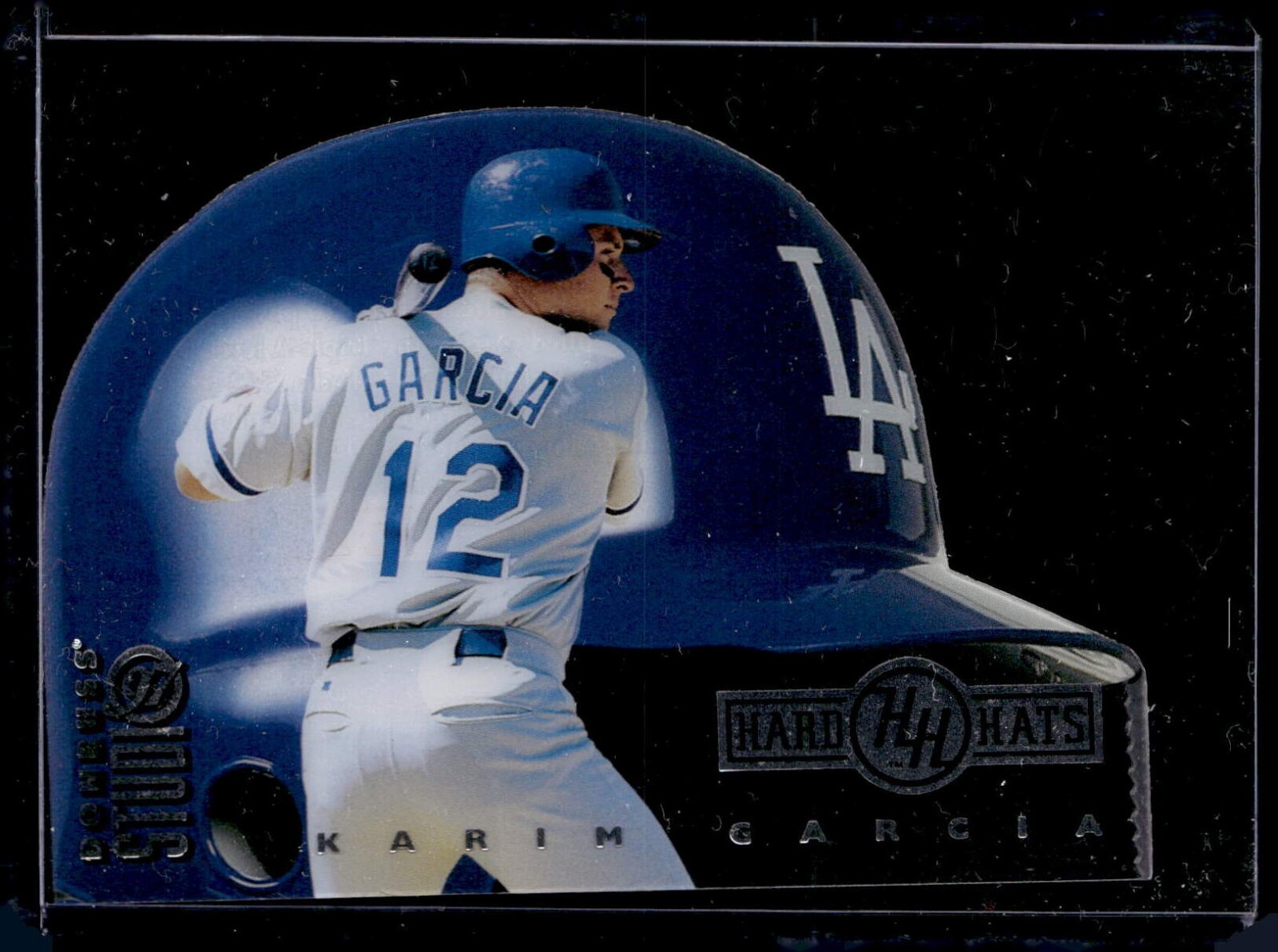 1997 Donruss Studio Hard Hats #21 Karim Garcia /5000 Los Angeles Dodgers