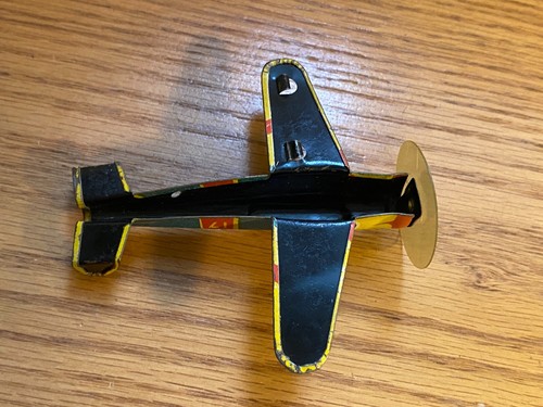 Avión de hojalata de juguete vintage sin marca KA-58 - Imagen 3 de 6