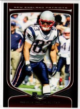2009 Bowman Topps Wes Welker No. 80 New England Patriots